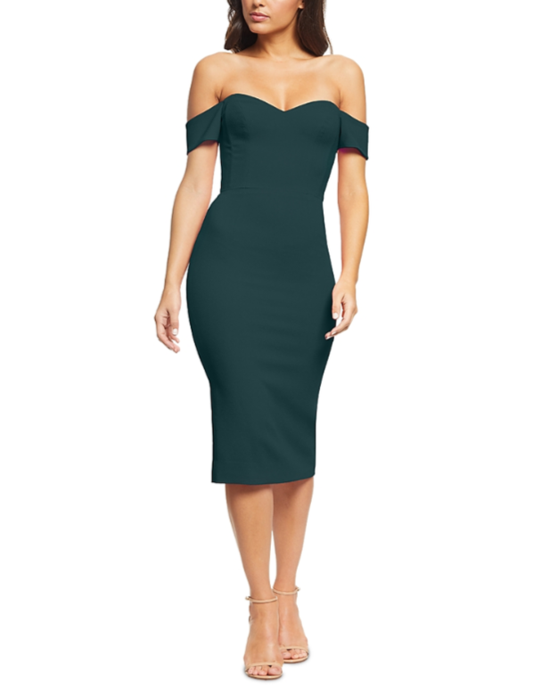 Dress the Population Bailey Off-the-Shoulder Dress MSRP $178