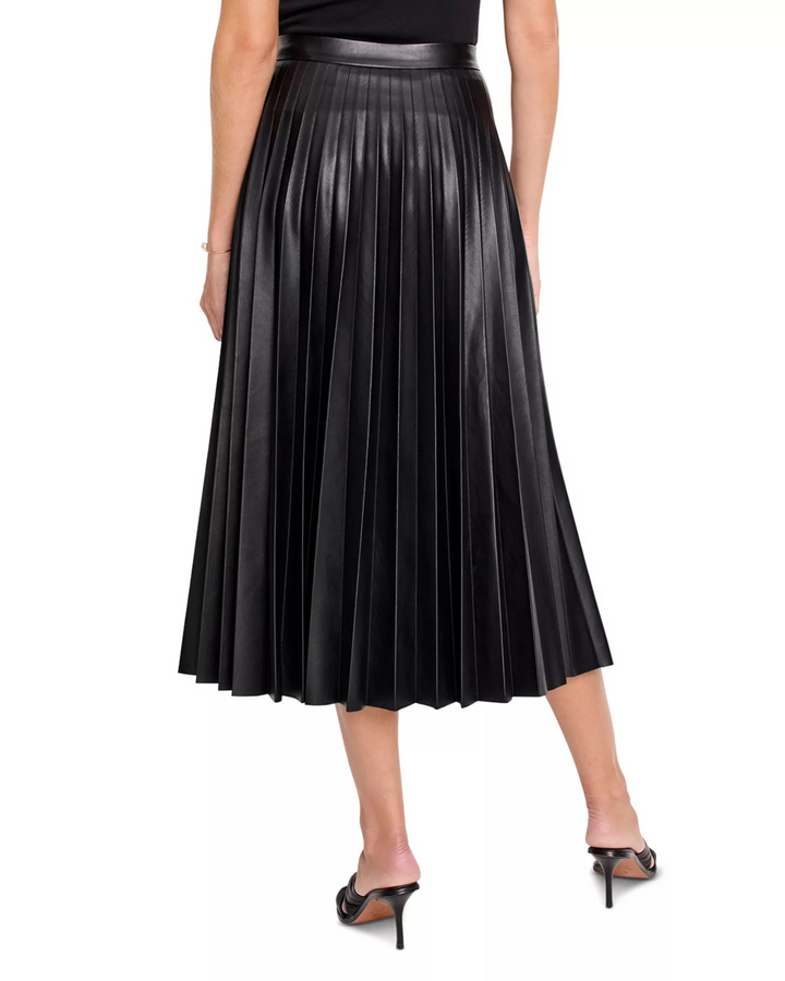 NIC+ZOE Faux Leather Flirt Skirt MSRP $188