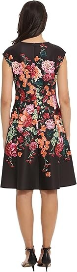 London Times Plus Size Fit & Flare Dress MSRP $99