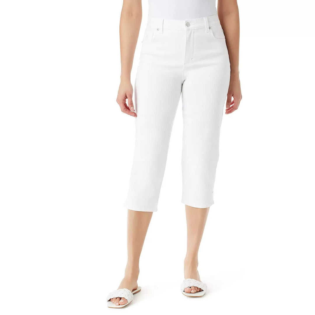 Gloria Vanderbilt Amanda Stretch Straight-Fit Capri Pants MSRP $46 Size 6