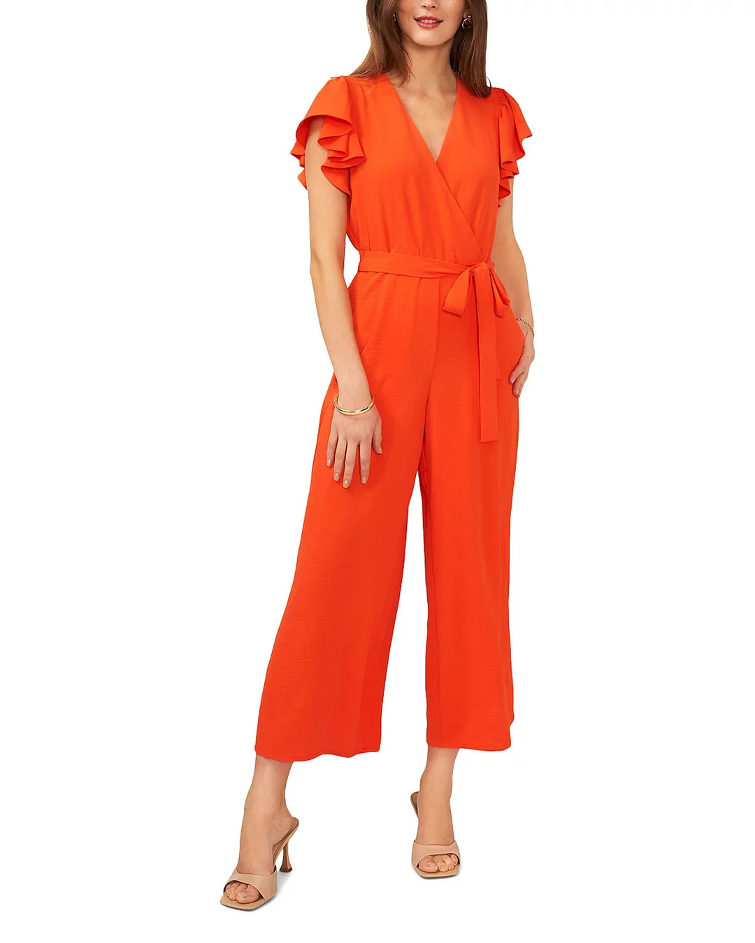 VINCE CAMUTO Cropped Jumpsuit MSRP $109