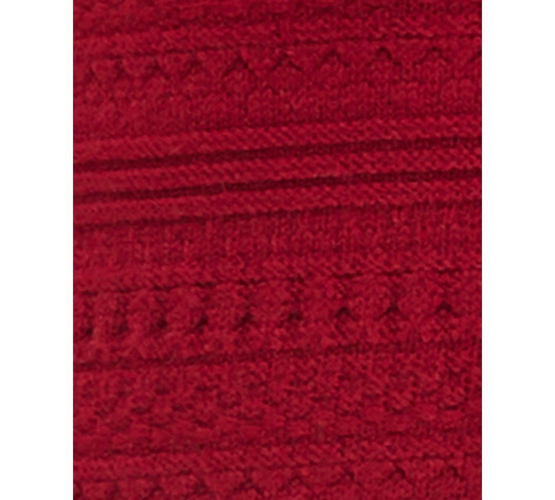 Bcx Juniors' V-Neck Long-Sleeve Bow-Trim Sweater Dress MSRP $69