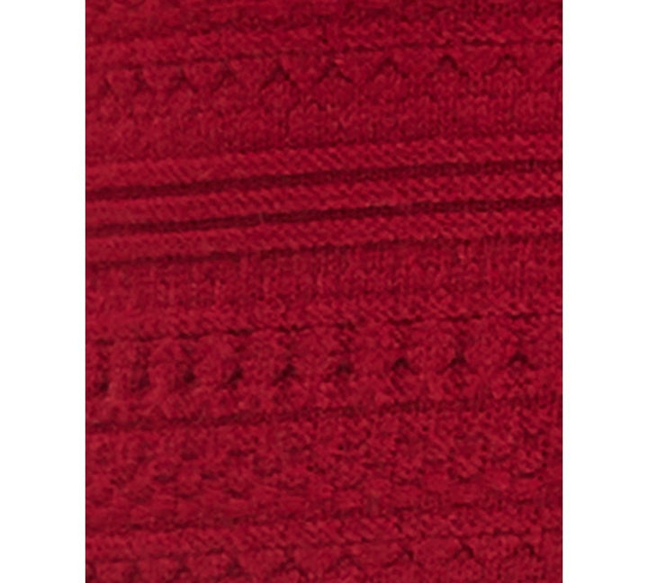 Bcx Juniors' V-Neck Long-Sleeve Bow-Trim Sweater Dress MSRP $69