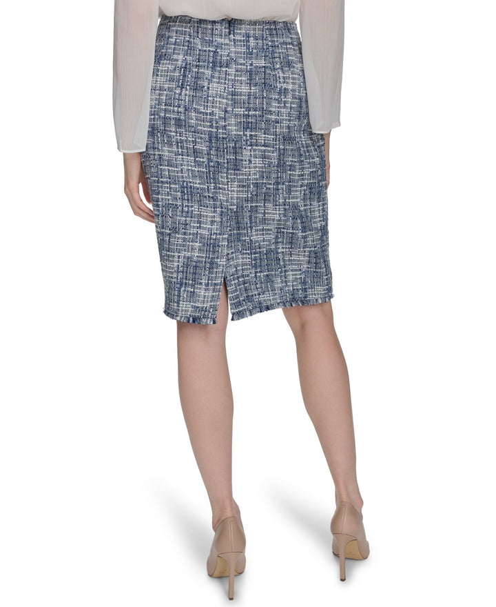 Calvin Klein Women's Tweed Pencil Skirt MSRP $89
