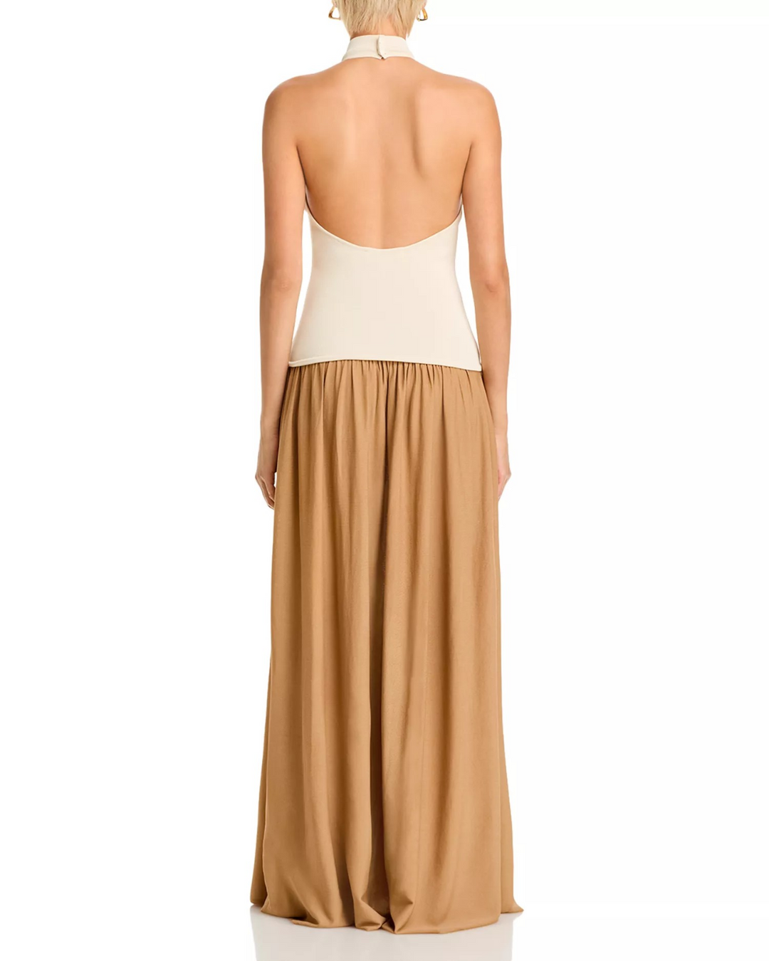 Solid & Striped Soglio Halter Maxi Dress MSRP $348