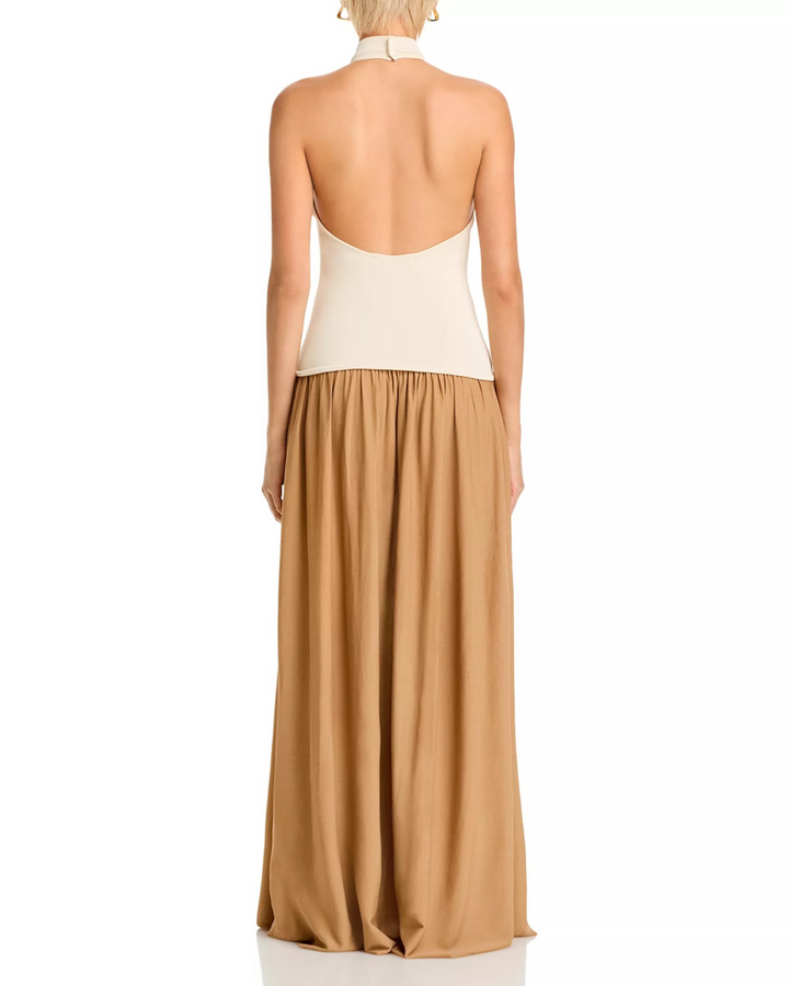 Solid & Striped Soglio Halter Maxi Dress MSRP $348