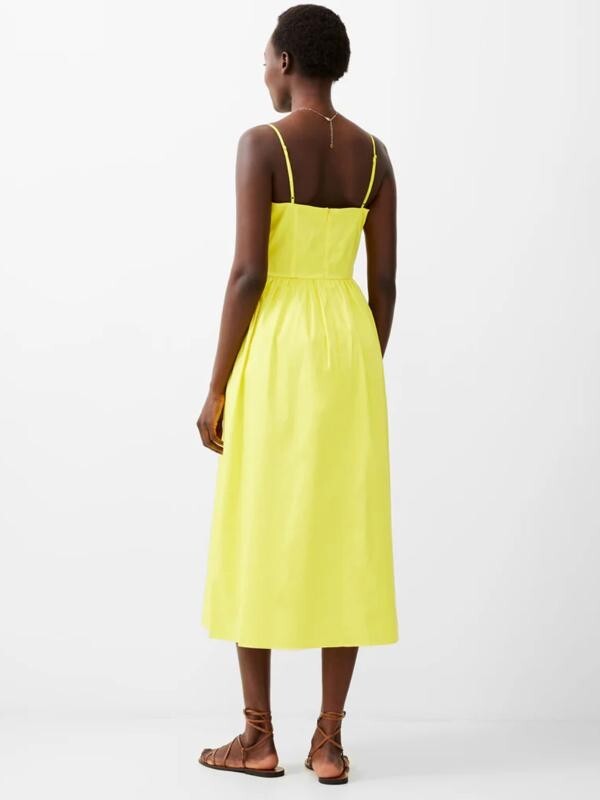 French Connection Florida Strappy Midi Dress MSRP $148 Size 0 # 1B 2446