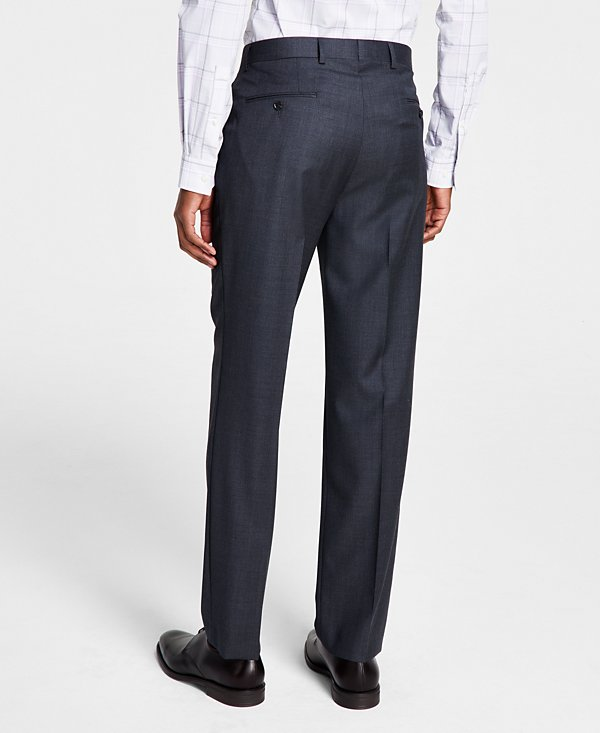Michael Kors Men's Classic-Fit Wool-Blend Stretch Solid Suit Pant MSRP $200