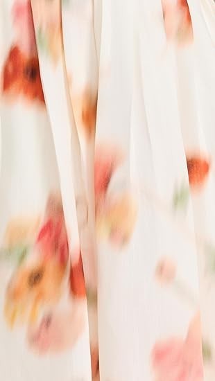 Vince Floral Gathered MIDI Skirt MSRP $395