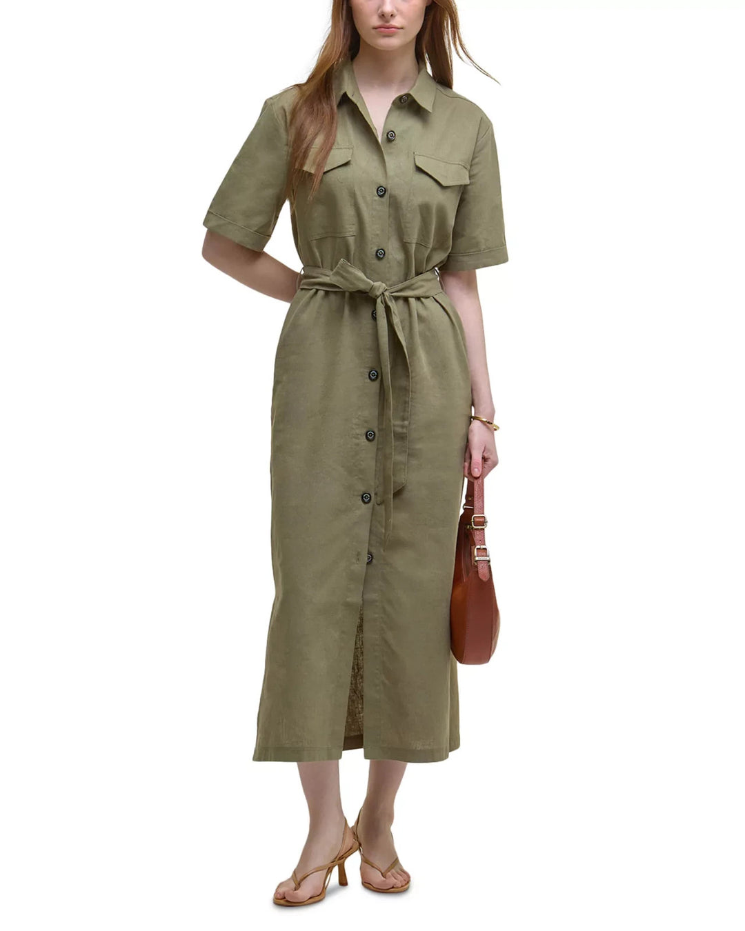 Barbour Nicole Maxi Shirt Dress MSRP $175
