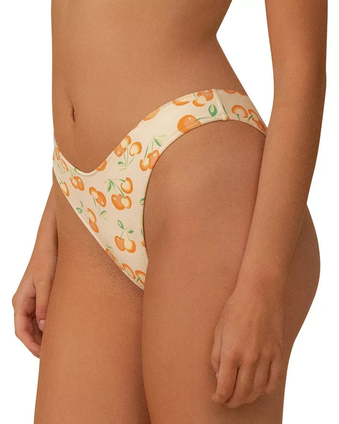 Montce x Elsa Hosk Cherry Sherbet Lulu Bikini Bottom MSRP $98