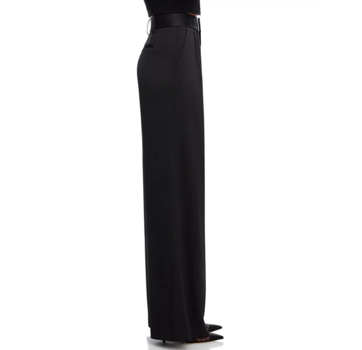 Alice and Olivia Pompey Color Block Wide Leg Pants MSRP $395