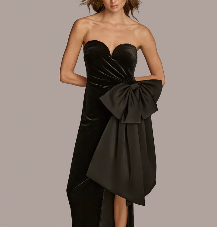 Donna Karan New York Women's Bow-Waist Sweetheart Gown MSRP $399