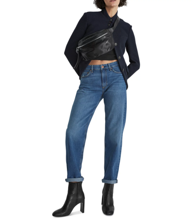 rag & bone Dre Mid Rise Baggy Boyfriend Jeans MSRP $225