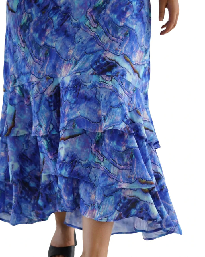 Dani Marie Marcy Ruffled Maxi Dress