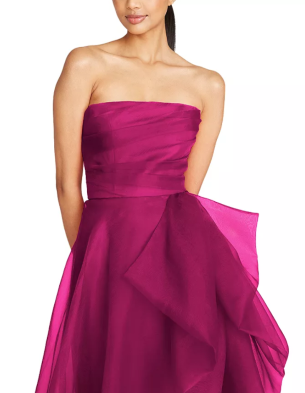 Theia Teresa Draped Gown MSRP $795