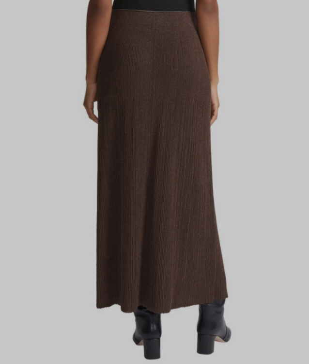 Lafayette 148 New York Rib Knit Pull On Skirt MSRP $998