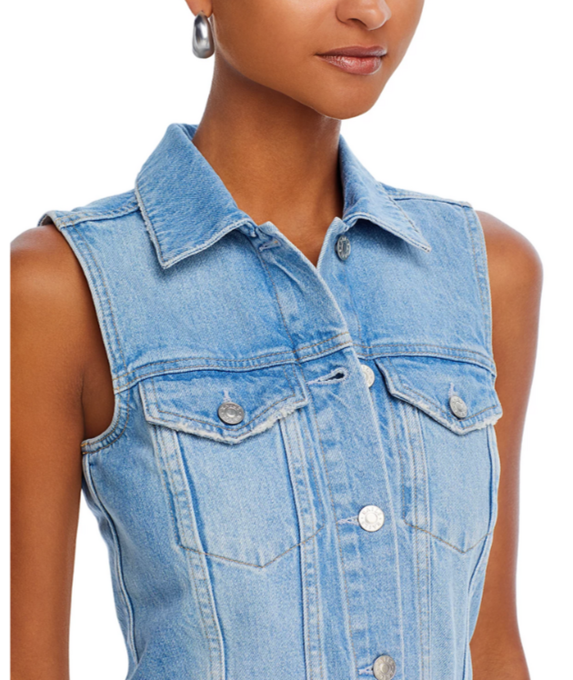 Rails Wilshire Belted Denim Dress MSRP $228