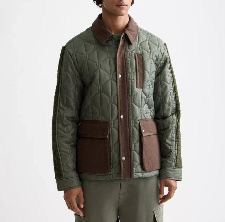 Scotch & Soda Quilted Military Jacket MSRP $268