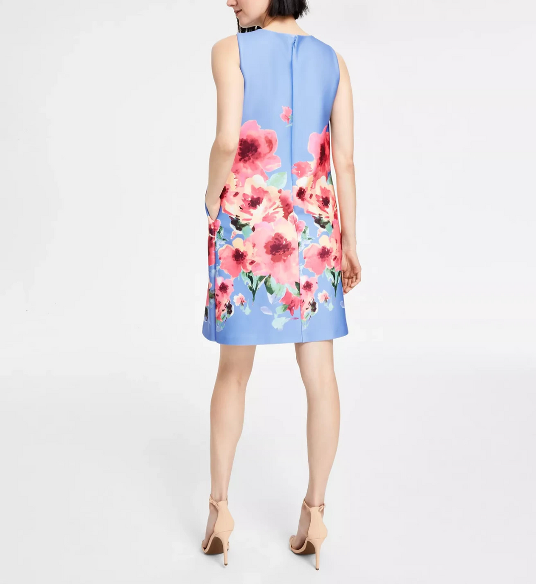 Anne Klein Women's Missy Sleeveless Shift Dress MSRP $139