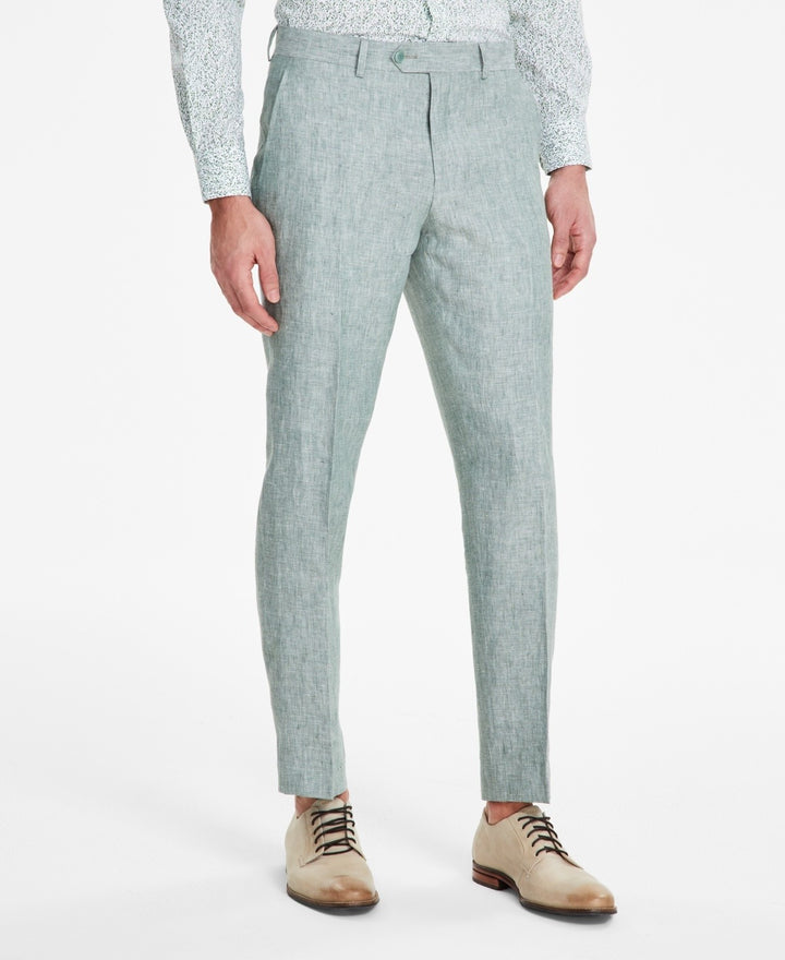 Bar III Slim-Fit Linen Suit Pants MSRP $135
