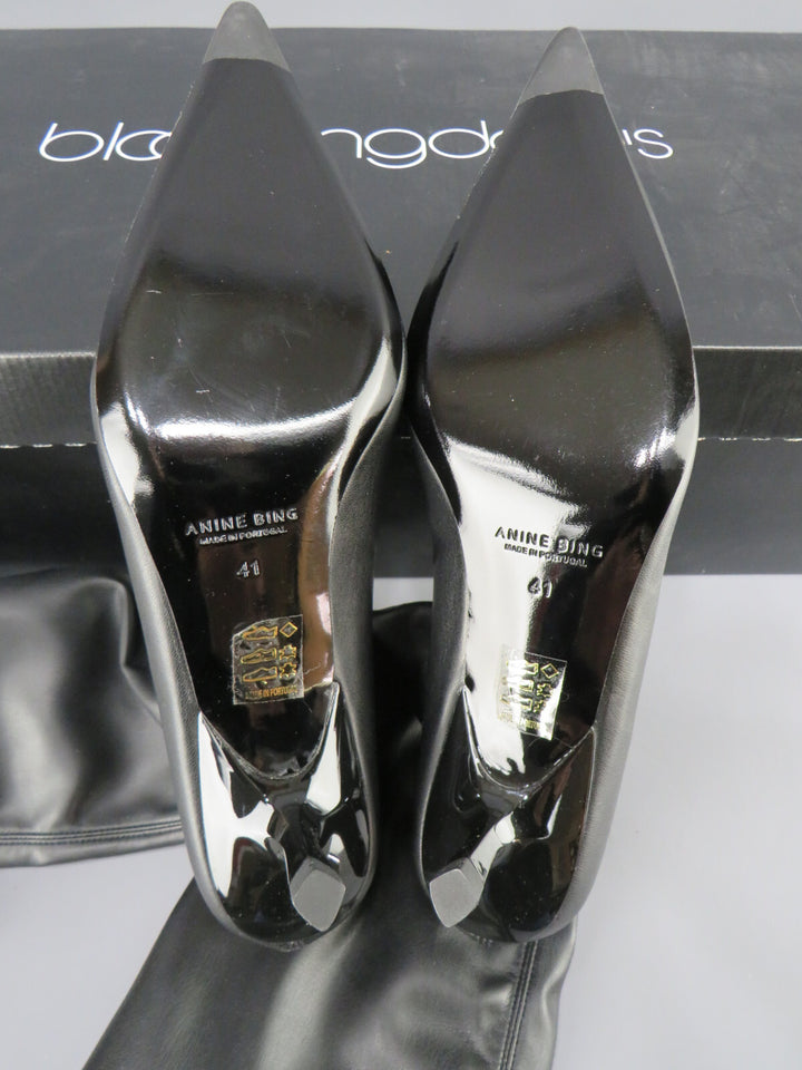 Anine Bing Women's Hilda Over The Knee Stretch Boots $600 Size 41 # M1 233 NEW