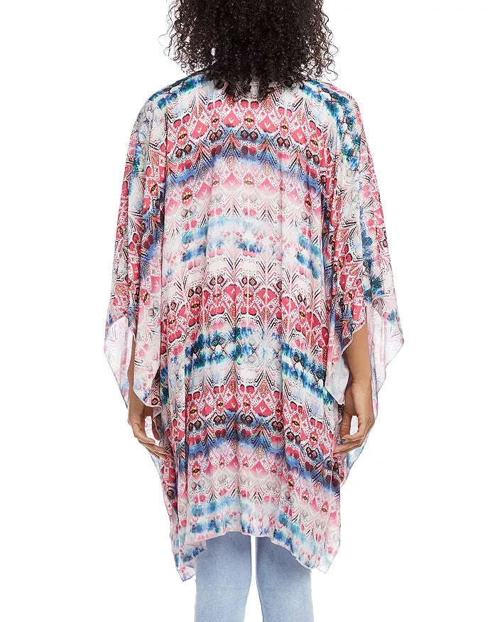 Karen Kane Printed Open Front Jacket MSRP $138  # 1B 2409