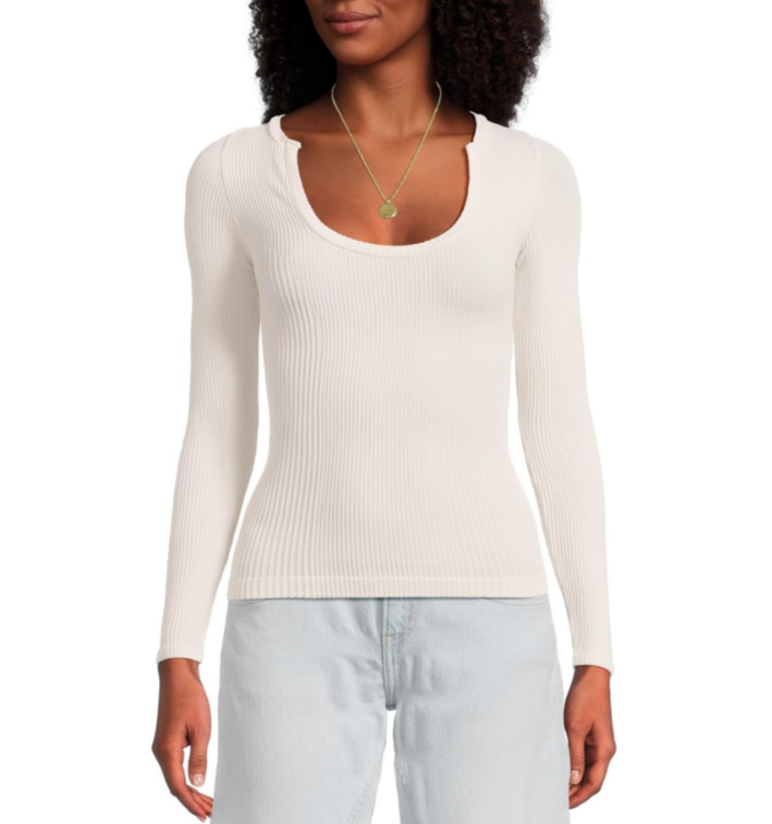 Free People Clean Slate Seamless Layering Top MSRP $58