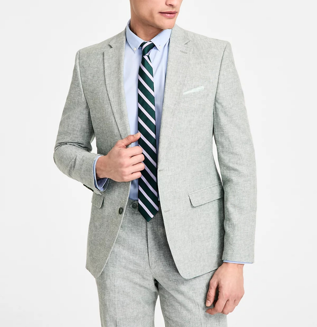 Bar III Men's Slim-Fit Linen Suit Jackets  MSRP$ 360