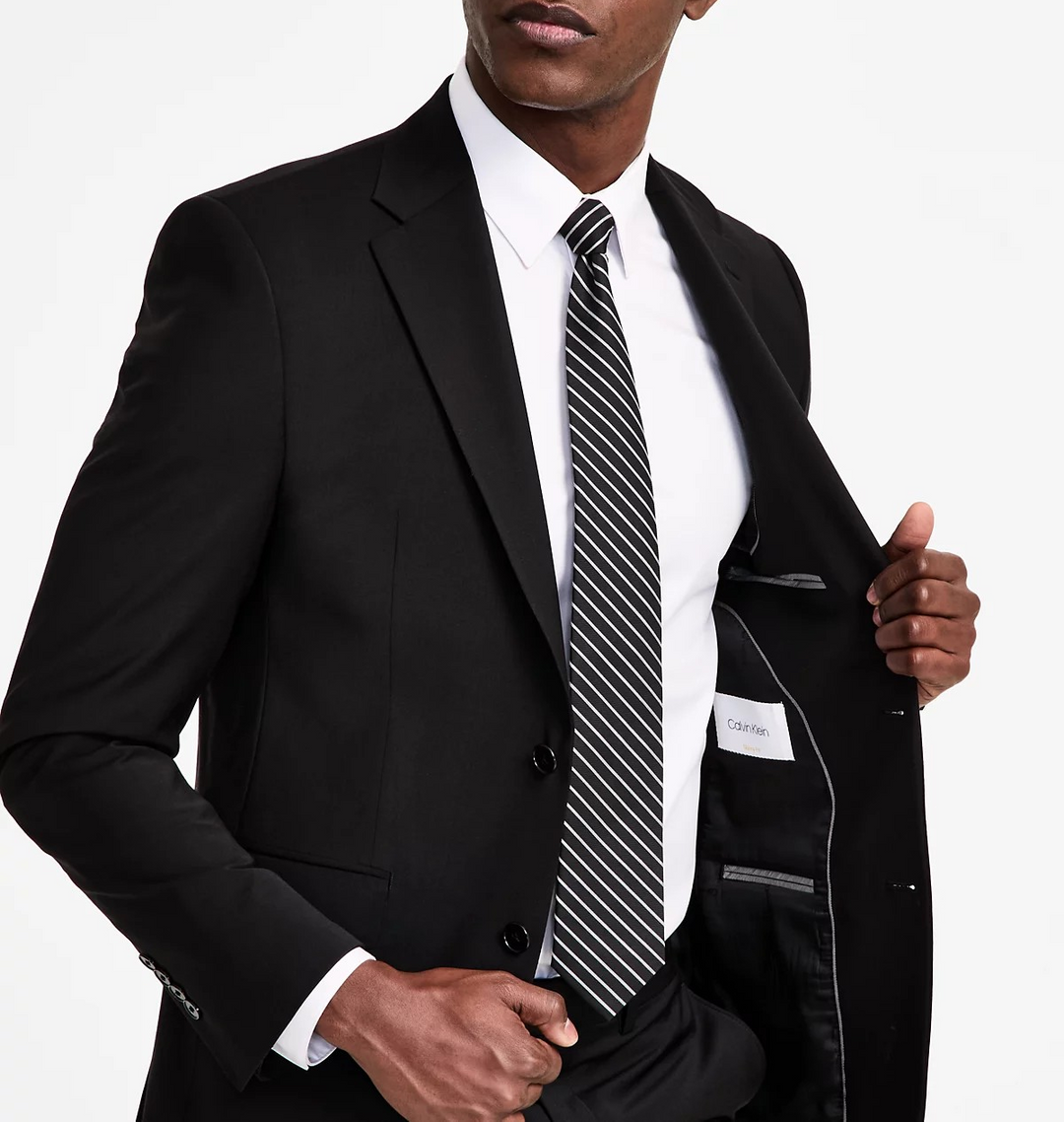 Calvin Klein Men's Skinny-Fit Wool Blend Suit Jacket MSRP $460