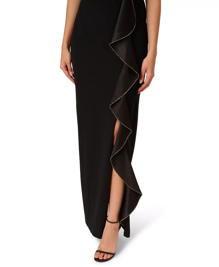 Adrianna Papell Women's Ruffled Gown MSRP $229