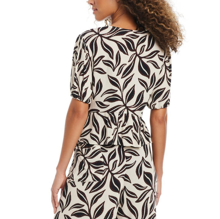 Bar III Women's Resort Daze Tie-Front Top Swim Cover-Up MSRP $56