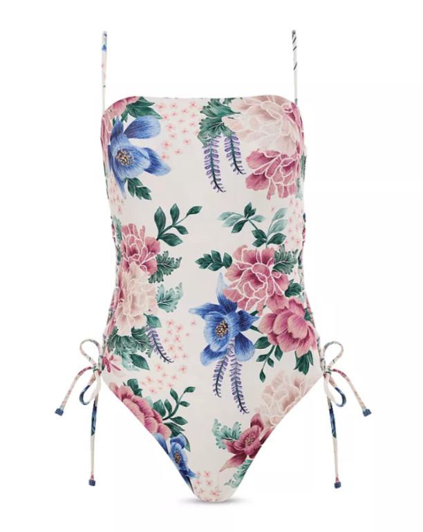 Agua Bendita Posh Ivy Lace Up Swimsuit MSRP $210