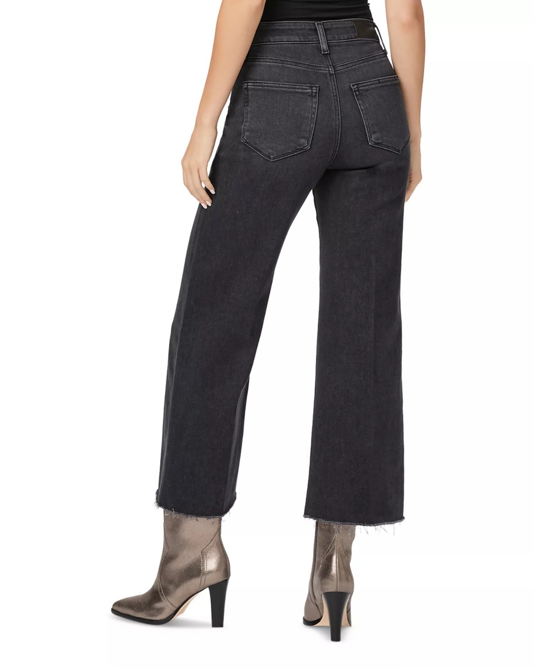 PAIGE Anessa High Rise Wide Leg Ankle Jeans MSRP $249