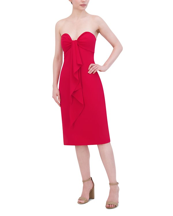BCBGMAXAZRIA Strapless Sweetheart Neck Dress MSRP $268