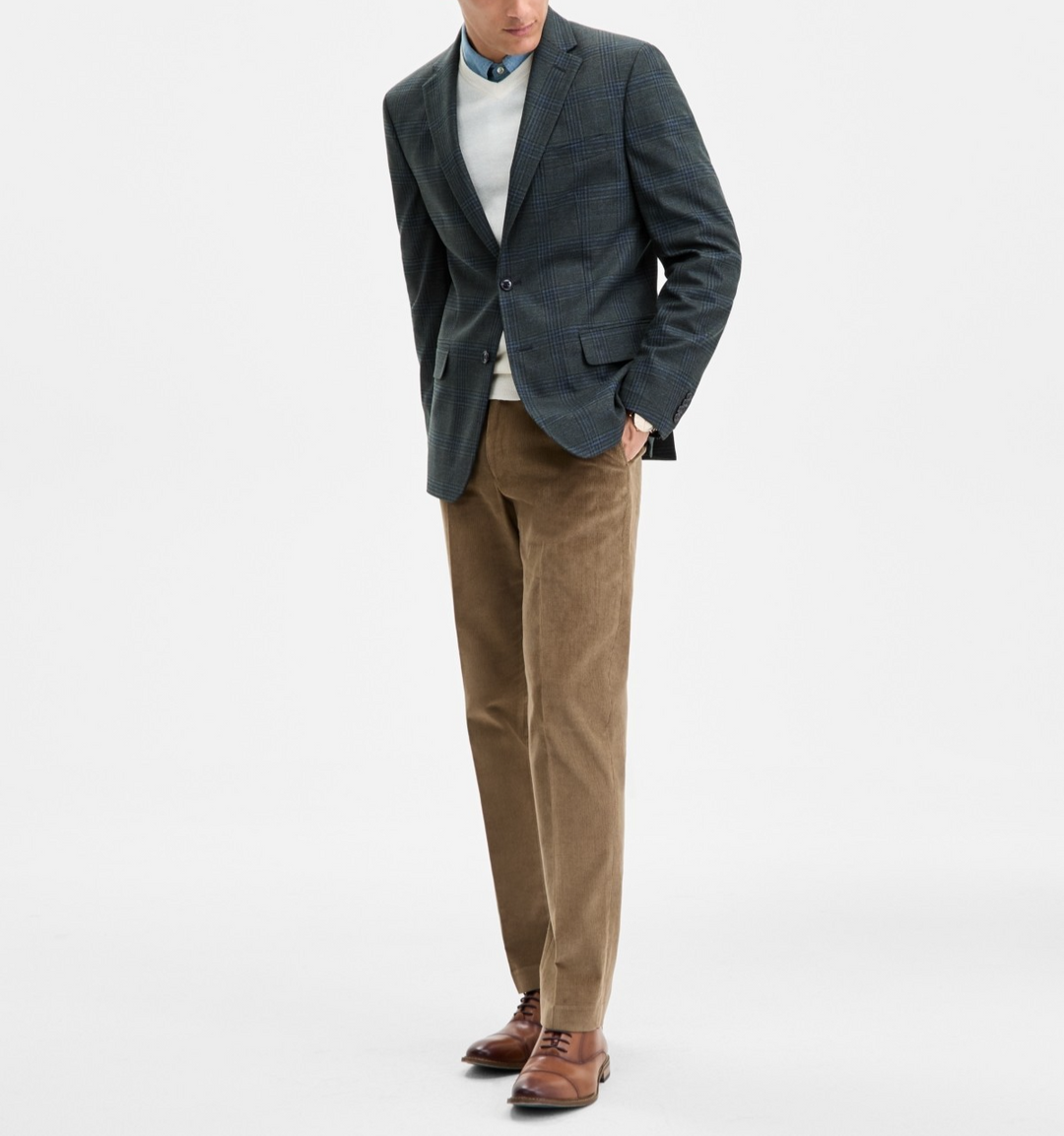 Tommy Hilfiger Men's Modern-Fit Plaid Sport Coat MSRP $295 Size 36S;42S