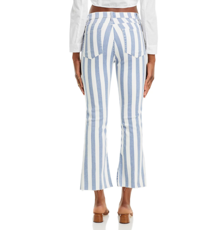FRAME Le Crop High Rise Mini Bootcut Jeans MSRP $258