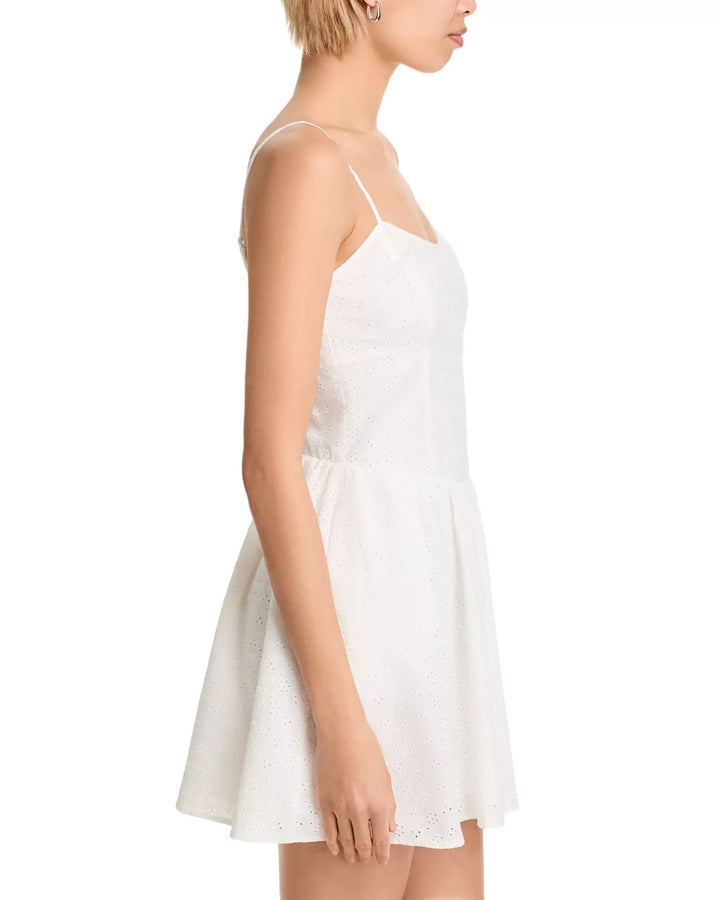 WAYF Rivi Eyelet Dress MSRP $99