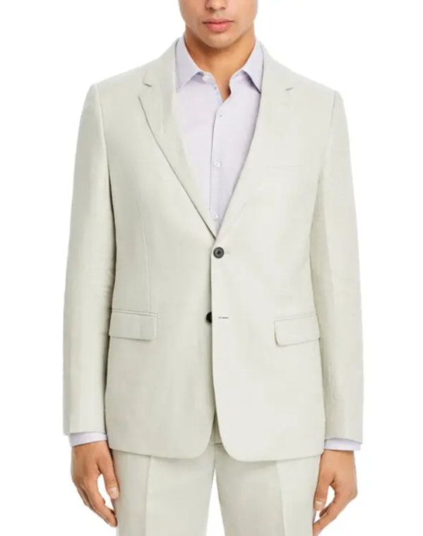 Theory Chambers Linen Suit Jacket MSRP $565