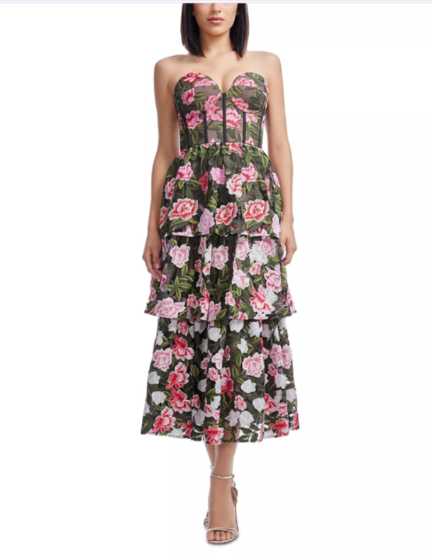 Dress the Population Teigan Bustier Dress MSRP $388