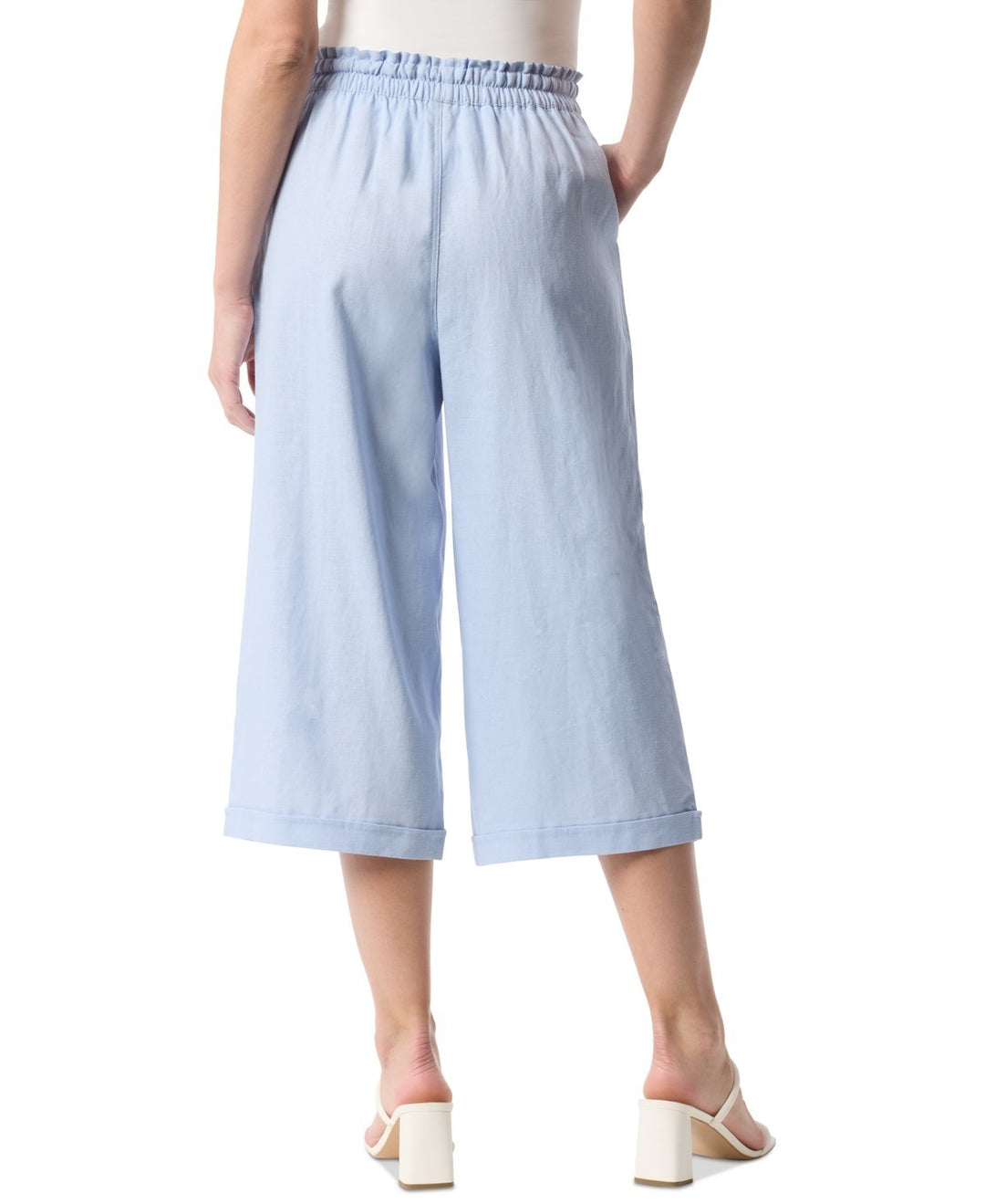Gloria Vanderbilt Rainey Pull-On Wide-Leg Cropped Pants MSRP $42