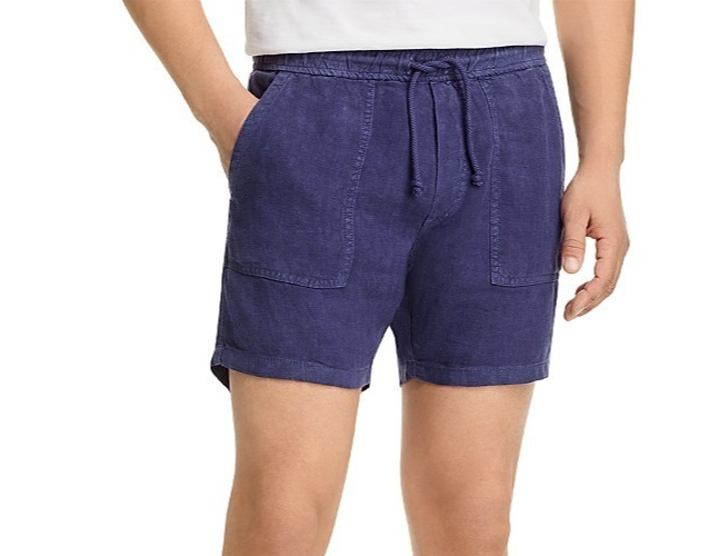 The Men's Store Solid Linen Shorts MSRP $88