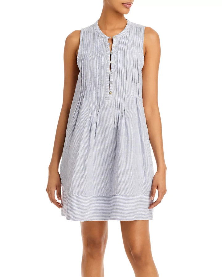 Faherty Isha Linen Mini Dress MSRP $178
