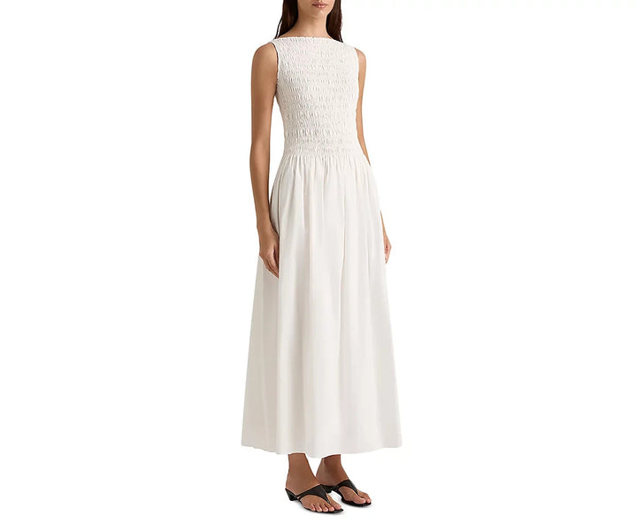 Faithfull the Brand Margot Smocked Maxi Dress MSRP $250