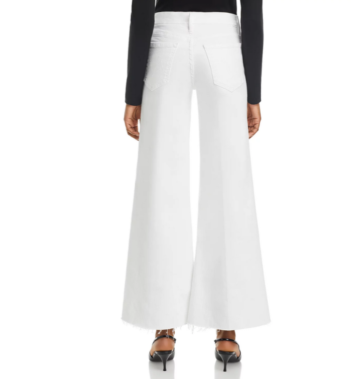 MOTHER The Roller High Rise Wide Leg Jeans MSRP $228