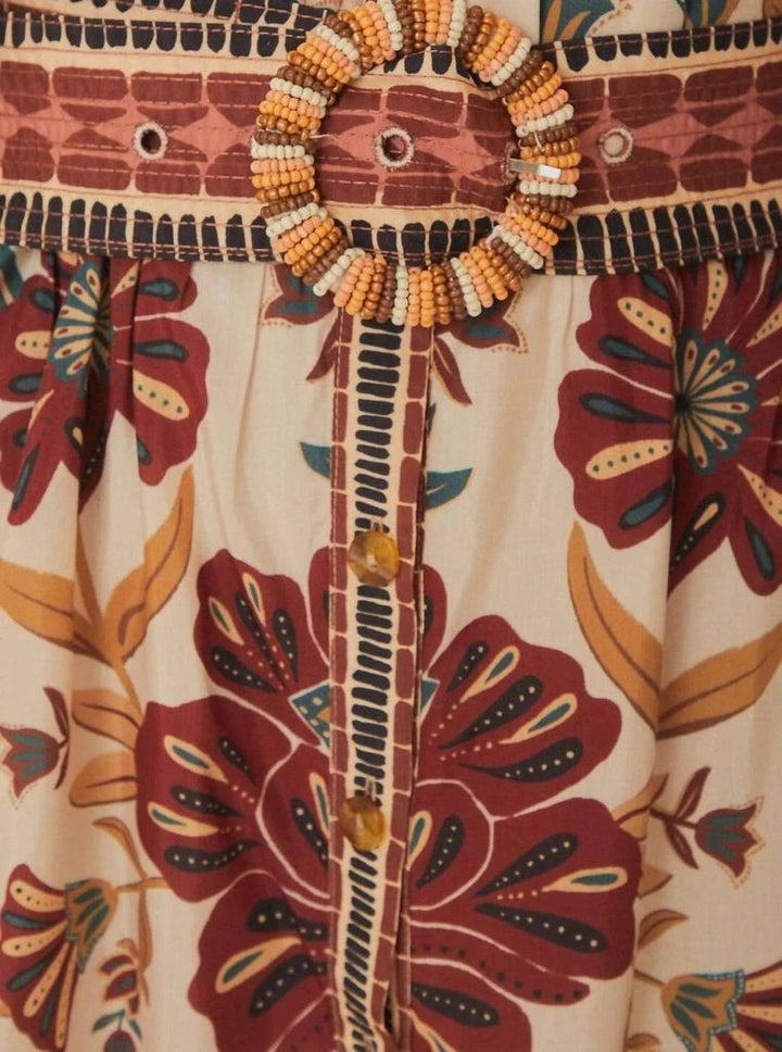 FARM Rio Riad Cream Mini Dress MSRP $248