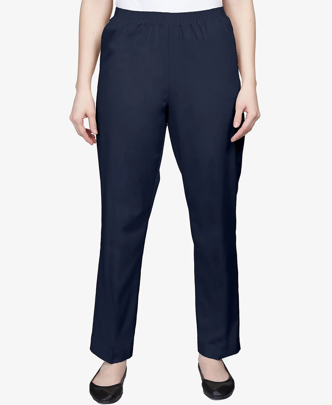 Alfred Dunner Classics Twill Pull-On Pants MSRP $44