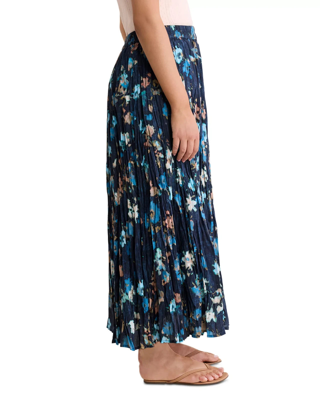 NIC+ZOE Glowy Crinkle Skirt MSRP $128