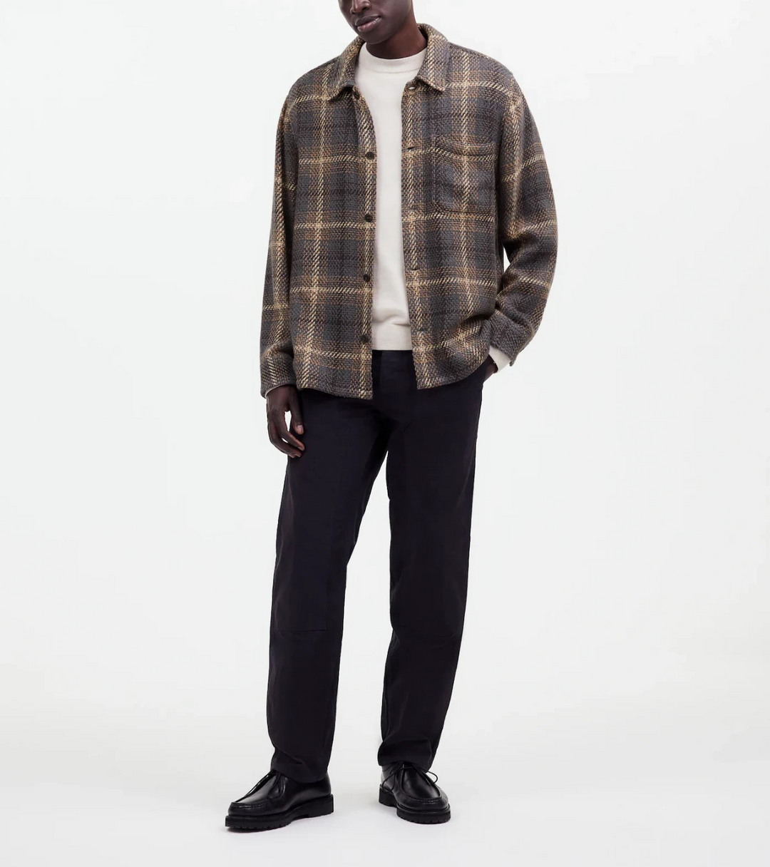 Madewell Boxy Twill Button Front Shirt Jacket MSRP $118