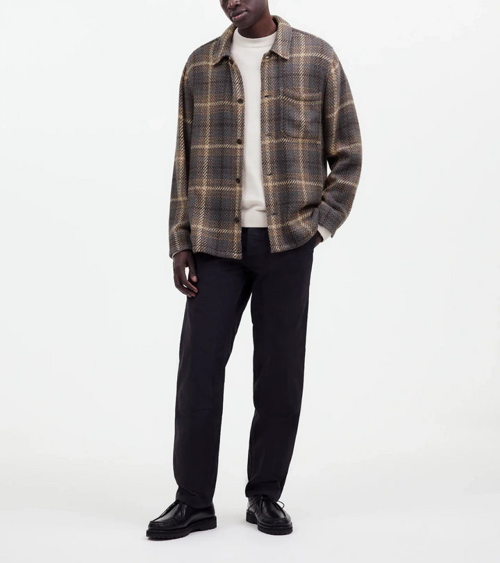 Madewell Boxy Twill Button Front Shirt Jacket MSRP $118